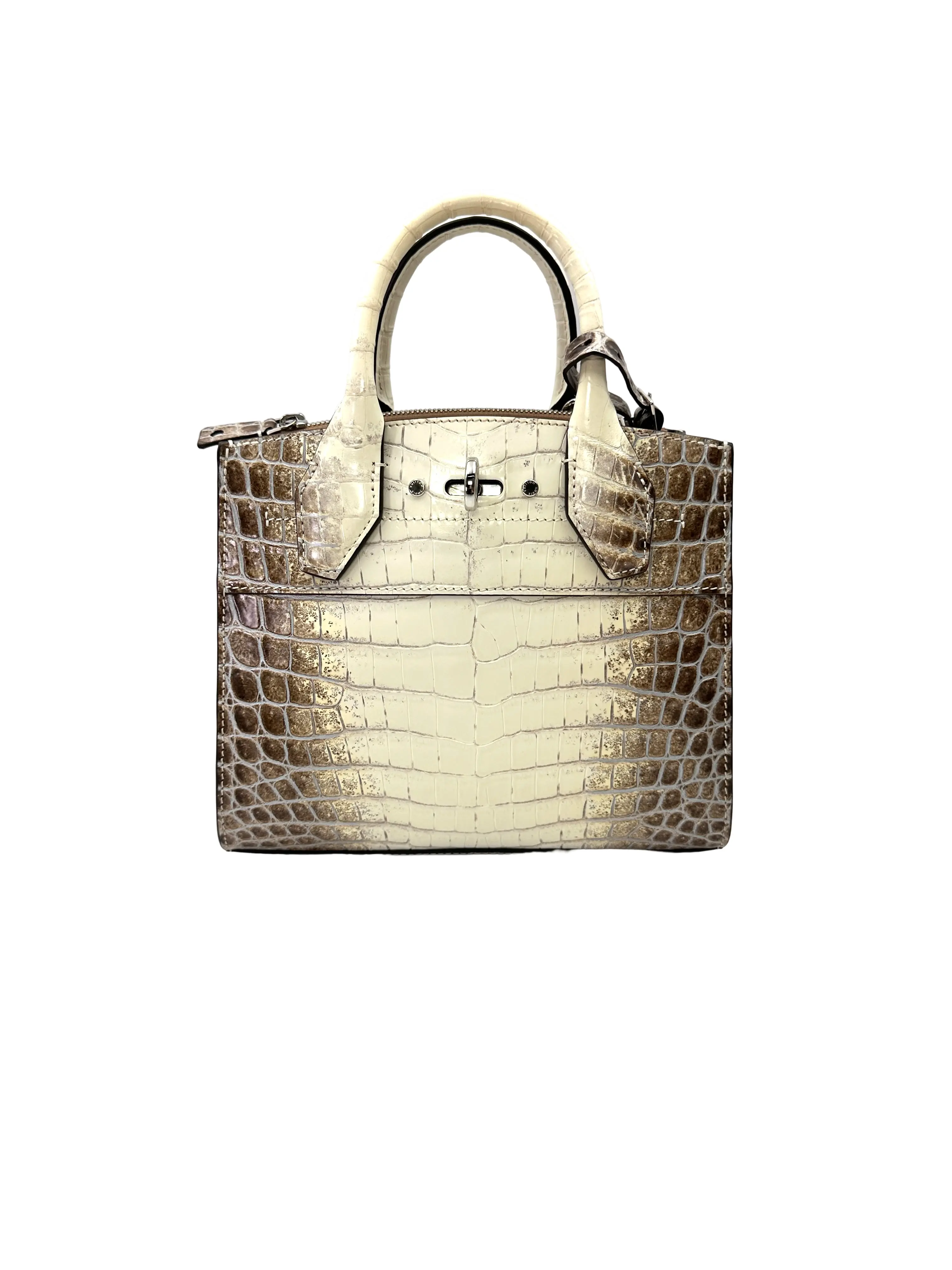Pre-owned Louis Vuitton leather Tote Bags City Steamer Himalaya Exotic Mini Handle Bag LV3098