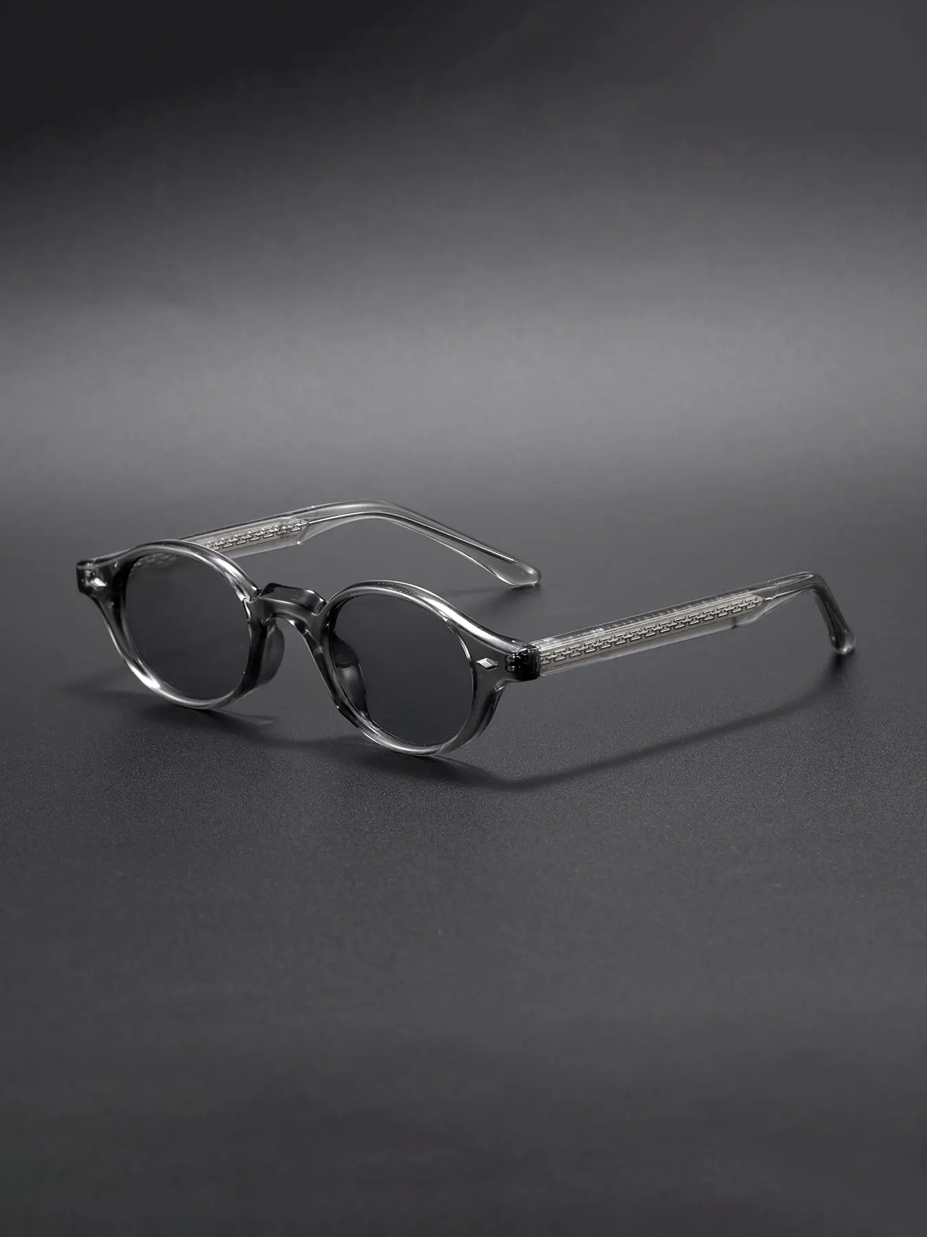 Unisex Round Tr90 Sunglasses Uv400 Protection, Casual Retro Style for All Seasons, Ideal for Cycling Music Festivals Beach Parties