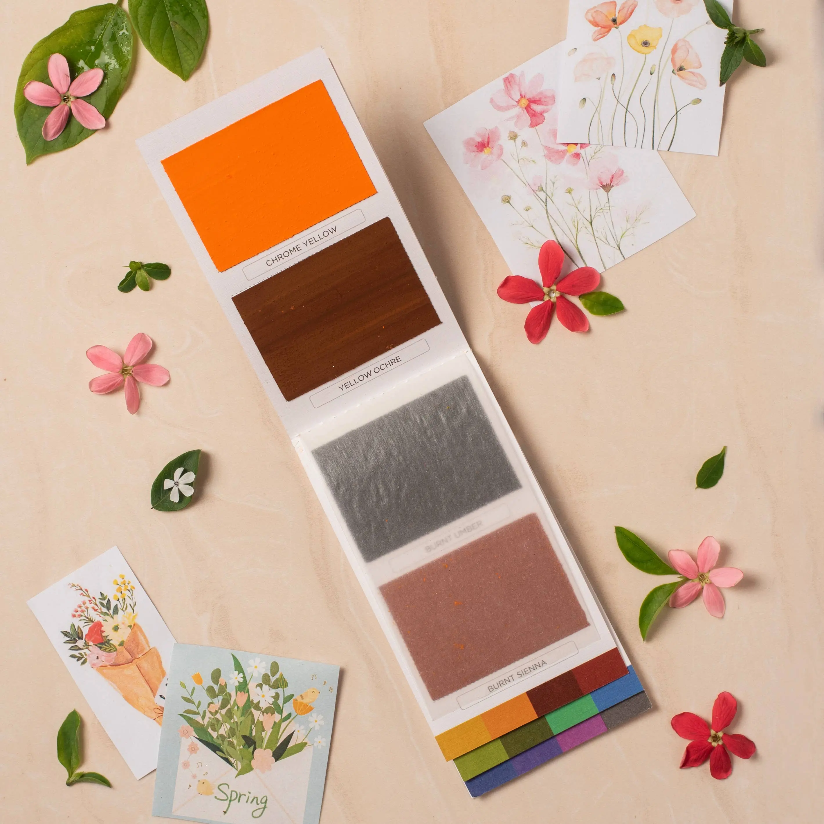Original Colorsheets - 16 Watercolors | Handmade | Vegan