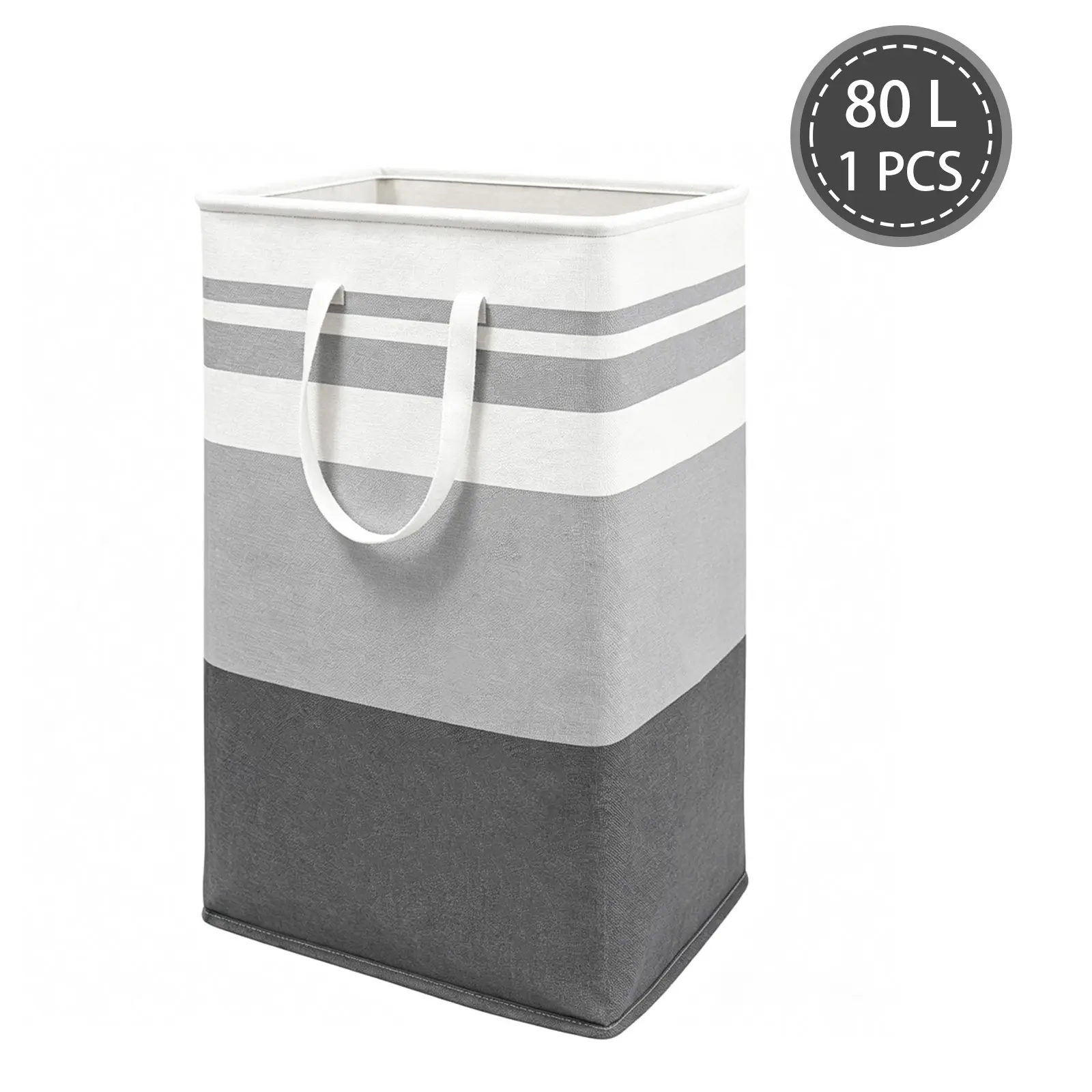 DGAPHRO Laundry Basket,80L Freestanding Waterproof Laundry Hamper, Collapsible Dirty Clothes Hampers for Laundry with Reinforced Handles in Laundry Room, College Dorm, Bathroom, Bedroom,Decor.