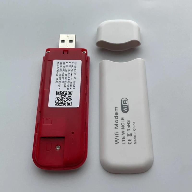 4G LTE Wireless USB Dongle Mobile Broadband 150Mbps Modem Stick 4G Sim Card Wireless Router Home Office Wireless WiFi Adapter Portable Device connect Hotspot Triple-Play Prepaid SIM Card slot Dual Network SmartSim Data Card