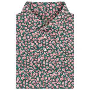 The Azalea Men's Short Sleeve Performance Polo - Spring Pink, Master Golf Shirt, Golf Polo Shirt, Polo Golf 3D, Style 3D Golf, Gift For Men