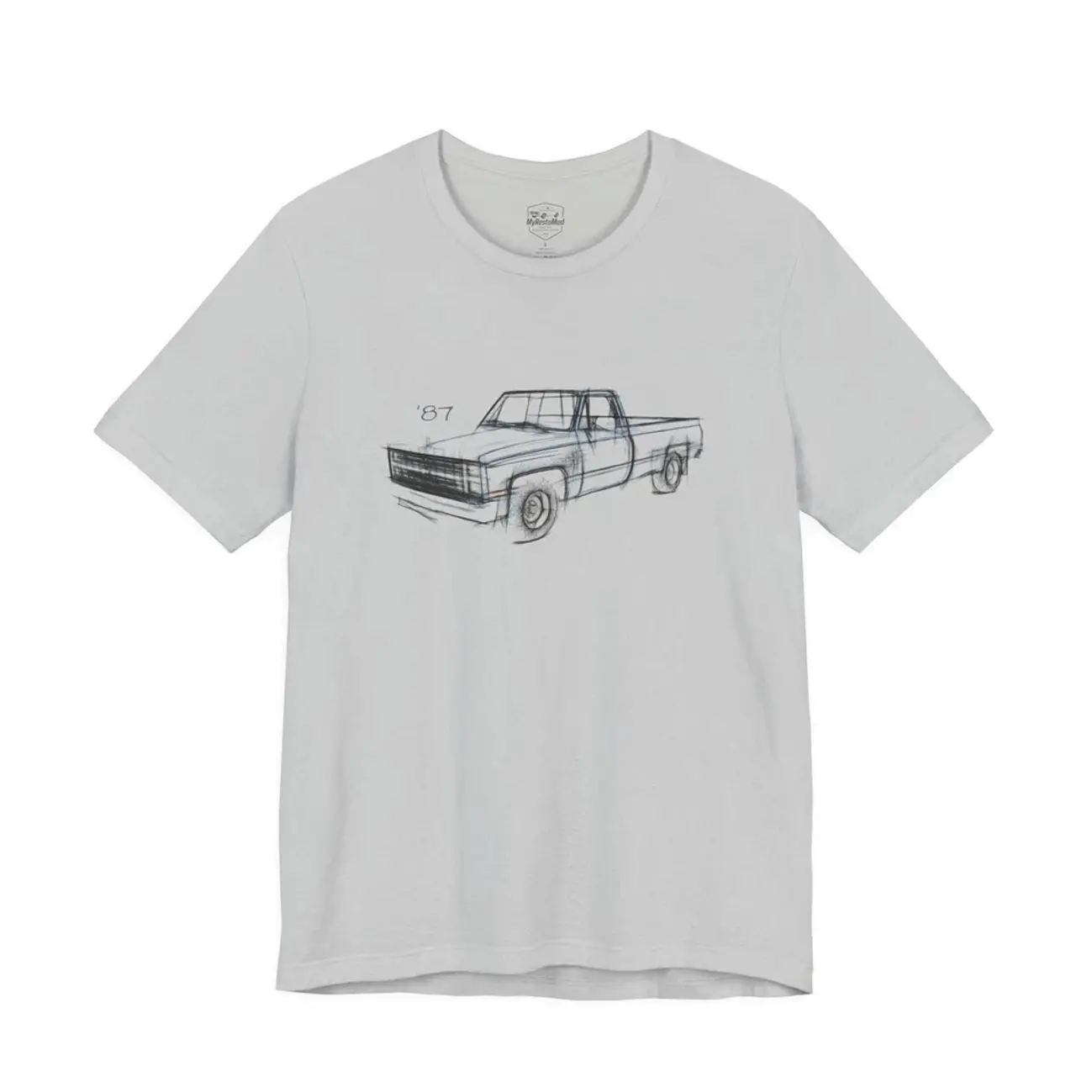 1987 C10 Squarebody Pickup Truck Sketch T-Shirt Sweatshirt Hoodie, Gift for Car Lovers