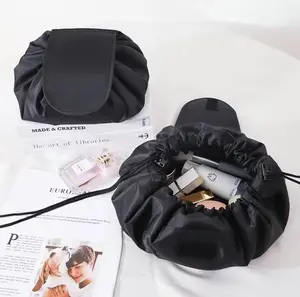 Large Capacity Drawstring Storage Bag, Portable Makeup Bag, Capacity Drawstring Travel Toiletry Pouch, Stylish and Easy To Use Storage Solution, Travel Cosmetic Bags