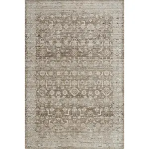 Nuloom Kirelle Traditional Woven Floral Washable Rug