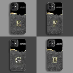 Suitable for [iPhone 11] New high-end crown letter glass mobile phone case new business simple explosion-proof mobile phone case affordable anti-fall anti-fingerprint-888