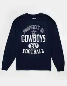 JUNK FOOD Dallas Cowboys Mens Crewneck Sweatshirt