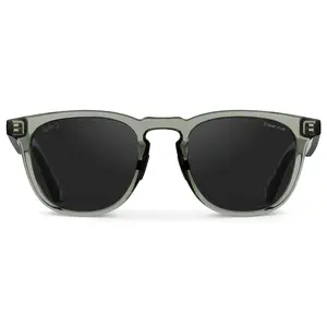 Wyndham - Men's Polarized Sport & Golf Sunglasses: Round Retro Frame, Anti-Reflective Lens, Non-Slip Nose Pads