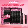 Wispy Manga Lash Clusters Kit - Invisible Band Cosmetic, Soft Natural Clusters, Waterproof Customizable At-Home DIY Personal Lashes Makeup Tool #BackToSchool,familyfun