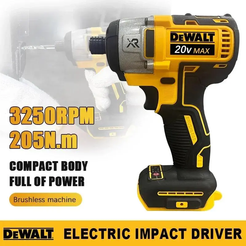 Dewalt DCF887 205N.m Brushless Electric Impact Driver Cordless Screwdriver Electric Impact Drill For Dewalt 20V Battery Power Tool