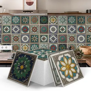 12/24pcs Removable Tile Stickers, Minimalist Design, Self Adhesive PVC, No Residue, Furniture & Electrical Upgrades, Universal Use