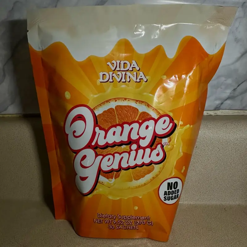 Orange Genius Sports Recovery & Hydration Supplement Drink