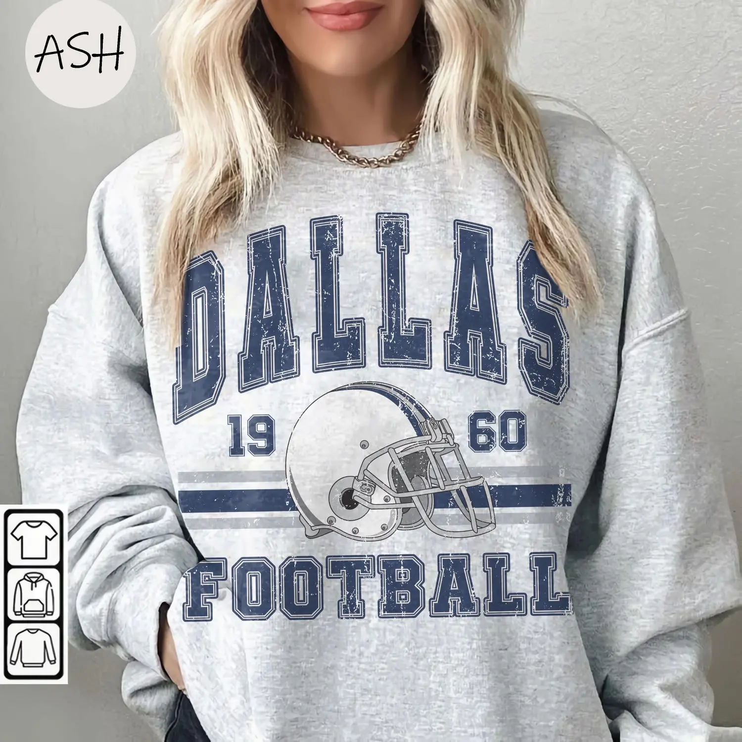 Vintage 90s Style Dallas Football Sweatshirt, Trendy Dallas Football Fan Gift, Dallas Game Day Shirt, Dallas Shirt, Game Day Shirt