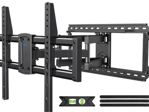 USX STAR 37-97 inch Heavy Duty Full Motion TV Wall Mount, Fits 24" Wood Studs, Wall Mount tv Bracket with Smooth Swivel, Tilt, Extension, Hold up to 150lbs, Max VESA 600x400 mm, Fit Most 75 85 90+ TVS