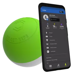 R1 Smart Lacrosse Ball | Performance Tracking for Lacrosse Players, Coaches & Parents | Speed, Reps, and Skill Tracking