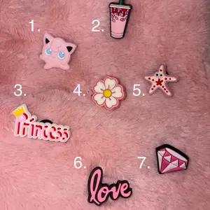 Variety of PVC Clog Charms for Footwear Shoe Accessories with Cute Designs