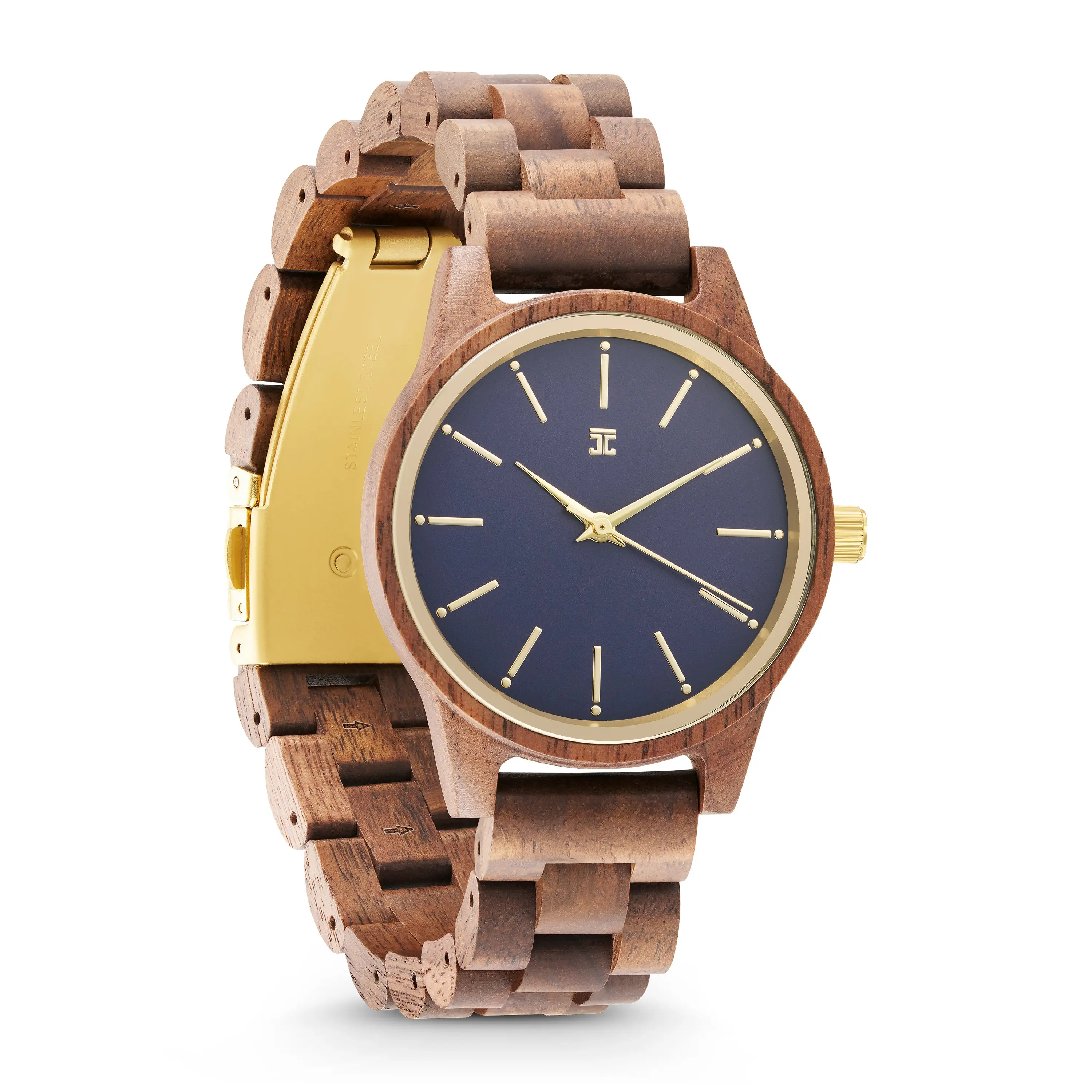 Mini Blue Sapphire 36mm Women's Walnut Watch