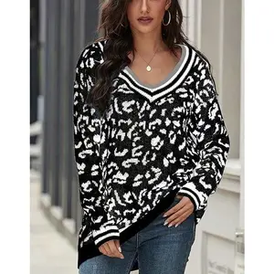 Leopard print sweater