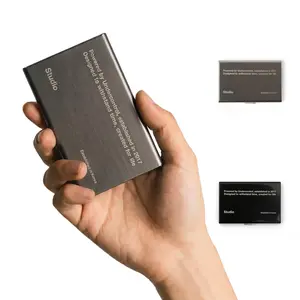 UNDERCONTROL Stainless Steel Slim Card Wallet | Minimal 6-Card Holder for Everyday Carry