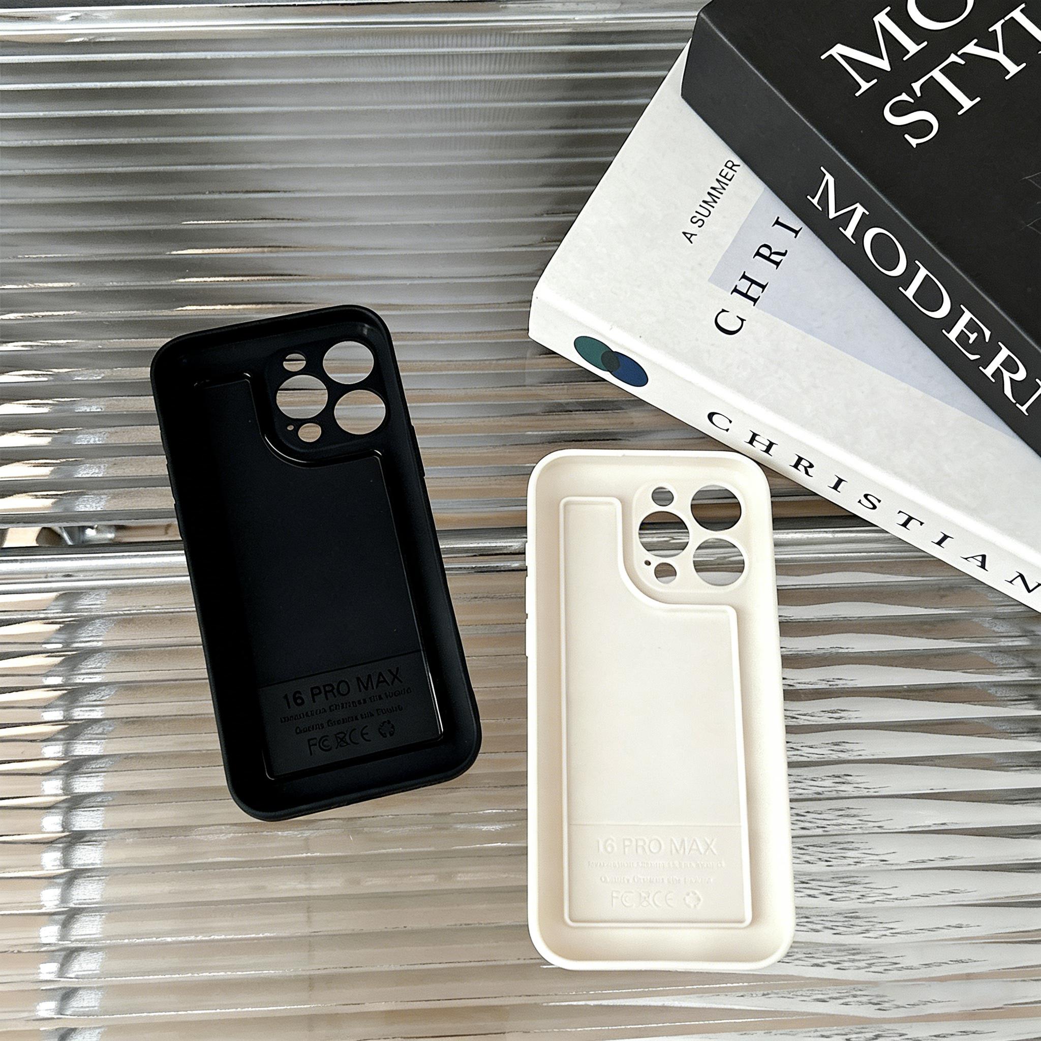 【Buy One Take One】Solid Color Matte Silicone iPhone Case, Slim Soft Shockproof Anti‑Slip Anti‑Yellowing Protective Cover, Black for 17 16 15 14 13 12 11 X/XS/XR/XS Max Pro Pro Max Plus Air Perfect Gift for Her/Him