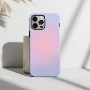 Pink Blue Aura Gradient Phone Case Y2K Cute Trendy Aesthetic Cover For iPhone 16 15 Plus 14 Pro Max 12 13 Mini 11 Pro