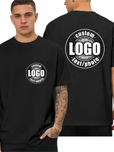 Men's Short-Sleeve Breathable Fabric 2026 Customizable Crew Neck Tee - Add Your Own Logo, Photo, or Text