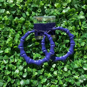 Colorful Bamboo Earrings - Perfect for Any Occasion