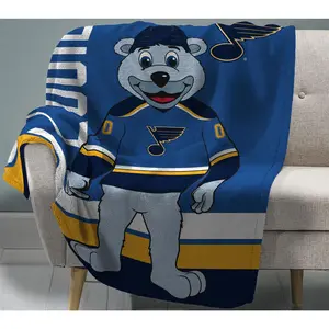NHL St. Louis Blues Louie 60" x 80" Throw Blanket