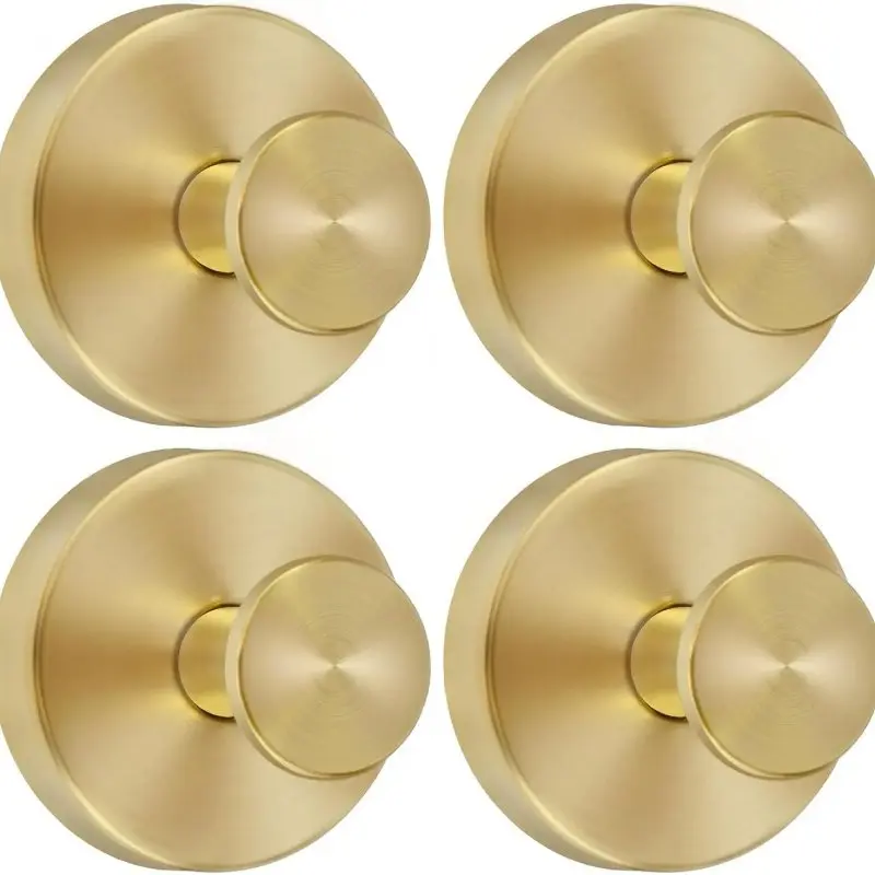 4 Pack Vacuum Suction Cup Hooks Heavy Duty for Bathroom Shower Wall, No Damage Removable Waterproof Towel Hook, Stainless Steel Reusable Robe Holder for Glass Door Mirror, Kitchen Utility Hooks, Room Decor Home Organization Essentials, Must Haves