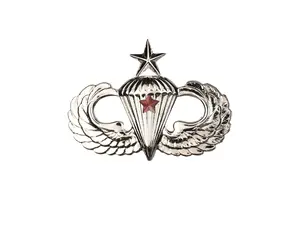 U.S. Army Combat Parachutist Senior 1st Award Full Size Senior Sta-Brite® Pin-on Badge