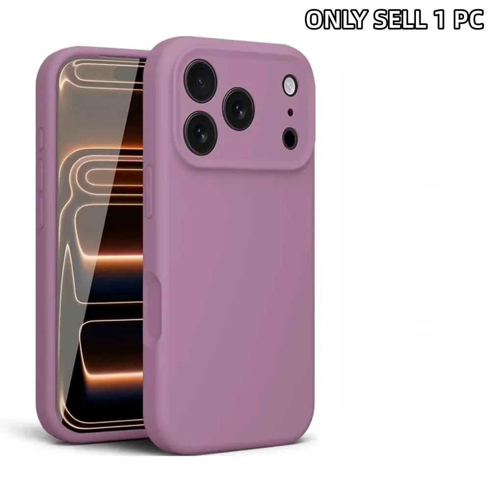 Skin-Friendly Liquid Silicone Shockproof Protective Case Cover Casing for iPhone 17 Pro Max, 17 Pro, 17 Air, 16, 15, 14, 13 Pro Max, Durable Protection, Soft Touch, Cellphone Accessories