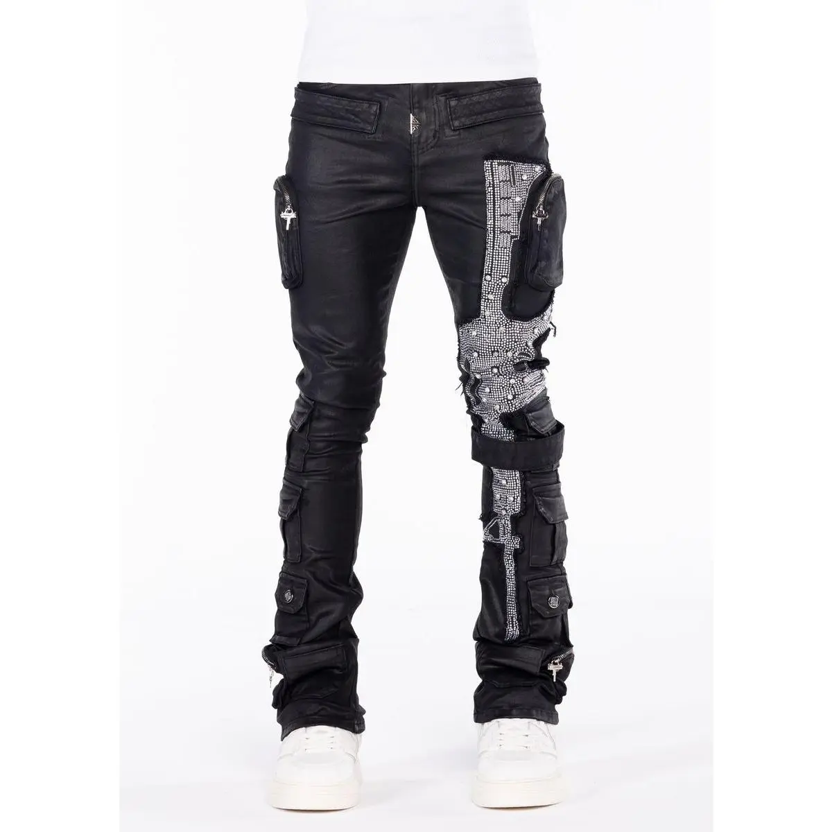 Guapi “Obsidian Black Machine Gun Denim" Jeans