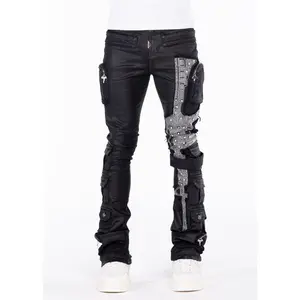Guapi “Obsidian Black Machine Gun Denim" Jeans