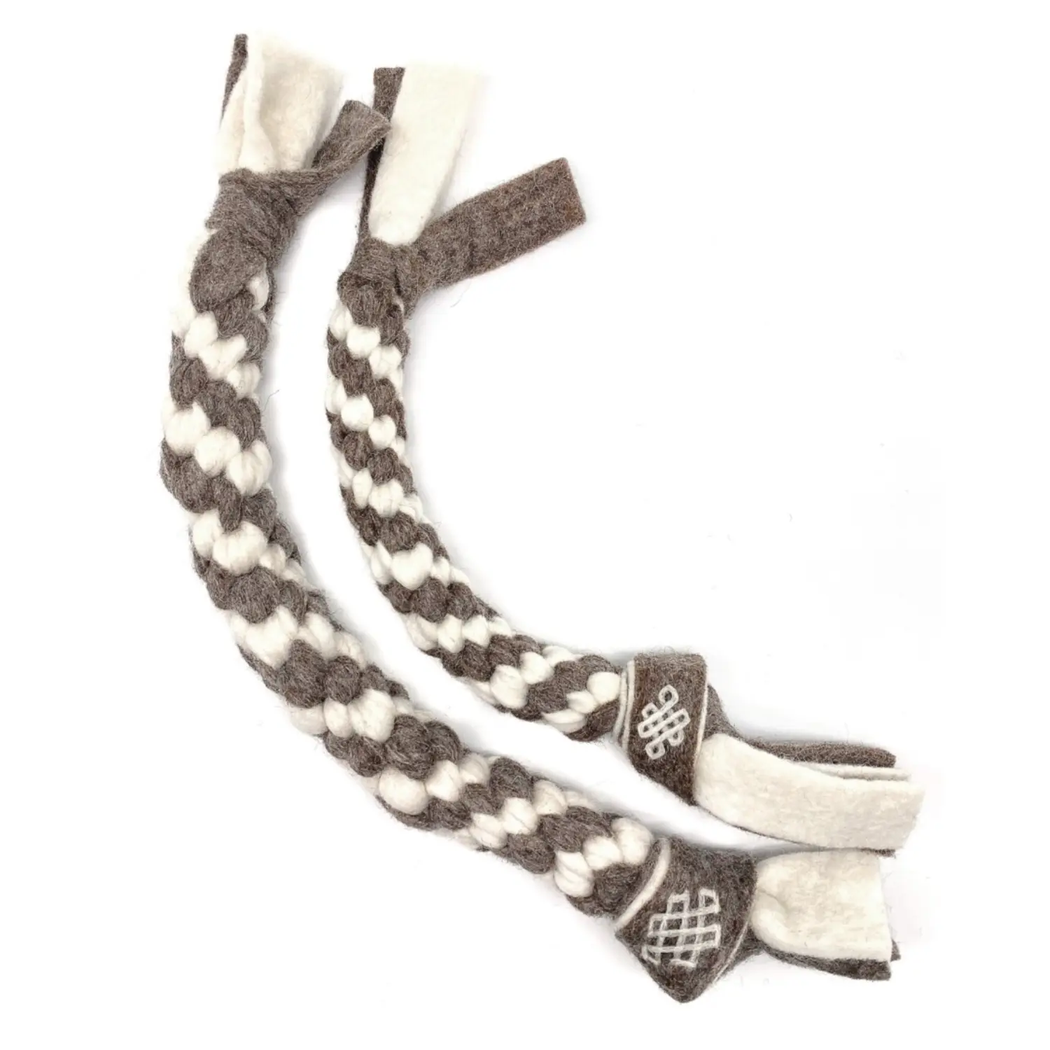 Endless Knot Braided Rope - Handmade All-Natural Wool Dog Toy