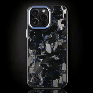 BOLD FORGED Carbon Fiber x Accent | Blue | iPhone