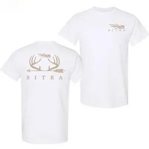Gear Antler & Arrow Graphic T-Shirt, Unisex Outdoor Lifestyle Tee for Men and Women, Perfect Hunter Gift, Casual Wear for Deer Hunting Enthusiasts