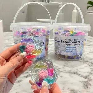 20pcs Six-In-One Laundry Pods, Long-Lasting Scented Detergent, High Efficiency Concentrated Clothing Cleaner, Home Essential Wash Tablets