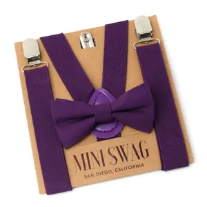 Plum Bow Tie