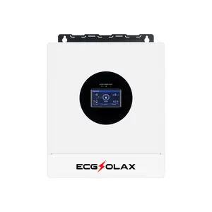 ECGSOLAX 8000W 48V Solar Hybrid Inverter 120V/240V AC Split Phase, Pure Sine Wave output, 50AH 60Hz auto, built in 120A MPPT Controller