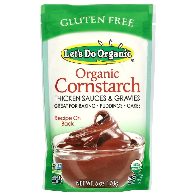 Edward & Sons Let's Do Organic, Organic Cornstarch, Gluten Free, 6 oz (170 g)