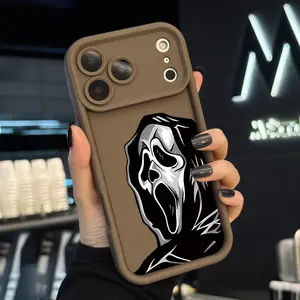 The Reaper Phone Case for iPhone 17 Air 16 15 16e 14 13 12 11 Pro Max Plus X XS Candy Cane Christmas Patterned Soft TPU Rugged Cover with Full Camera Lens Protection