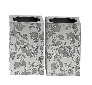 Tea Light Pomegranate Crystal Candle Sticks