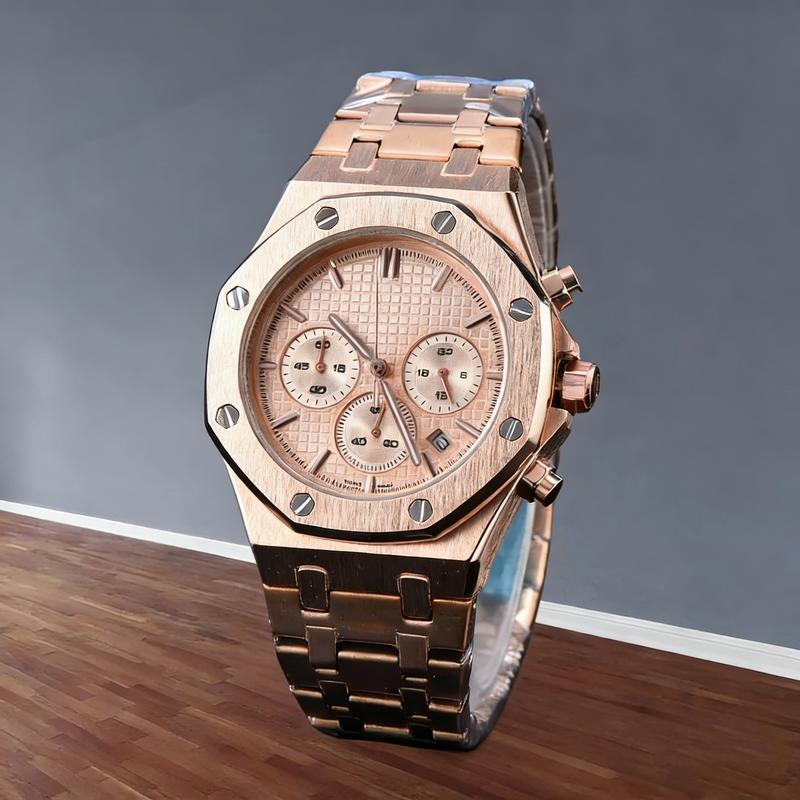 Fashion A Name Natural Gemstone Quartz Watch 40mm Square Dial Unisex Adjustable Strap Elegant Design Versatile Use