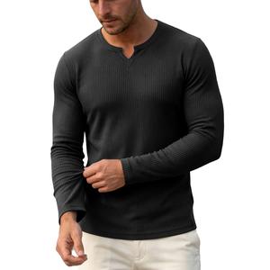 MUSCLE CMDR OFFICIALMen's Plain Casual Muscle Shirtsfor Men Slim Fitted T Shirt V-Neck LonglineRibbed Tees Shirts Long Sleeve Gym WorkoutAthletic Menswear Tops,Men's clothing for DailyWear,Fashion Outfits 2026 Streetwear Soft Summervibes tiktokshopspringg