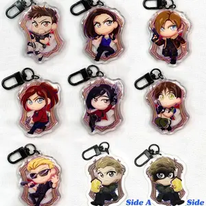 RESIDENT Evil:  Acrylic Charms Chris Redfield Leon S Kennedy Jill Valentine Ada Wong Albert Wesker Rebecca Chambers Ethan Winters