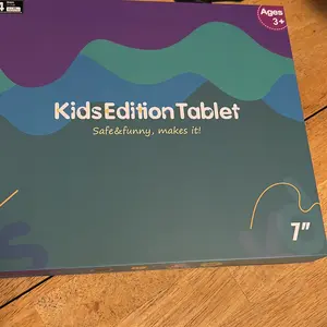 [GiftedInLove]PRITOM Kids Tablet 7 inch Android 13 IPS HD Screen with Protective Case Parental Control Dual Cameras Pre Installed Educational Apps Ideal for Boys Girls Pink Blue