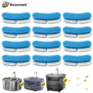 Geoorood Pet Fountain Accessories Replacement Parts 4-Pack/8-Pack/12-Pack Replacement Filter Cartridges