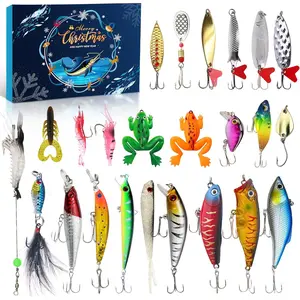 Advent Calendar 2025, 24 Days of Fishing Advent Calendars for Men Adults Teen Boys Women 2025 Xmas Christmas Gifts,Anniversary Birthday Gifts for Men Stocking Stuffers for Fishermen Husband Friends