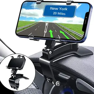 360-Degree Rotating Car Dashboard Phone Mount — Multifunctional, One-Handed Clip-On Design — Fits 4–6.5-Inch Phones — Car Accessory