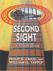 USED Book - Second Sight: A Brady Coyne/J.W. Jackson Mystery by Philip R. Craig and William G. Tapply (Hardcover) - english